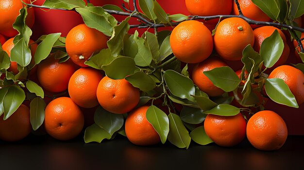 Fruitful Blank Slate Mandarin's Half Creates Room for Your Words