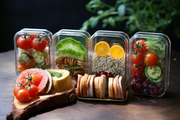 Fruitful Delights Unveiling the Art of Lunch Boxes with Fruit and Sandwiches