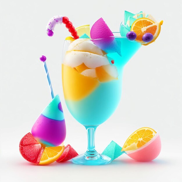 Fruitijscocktail