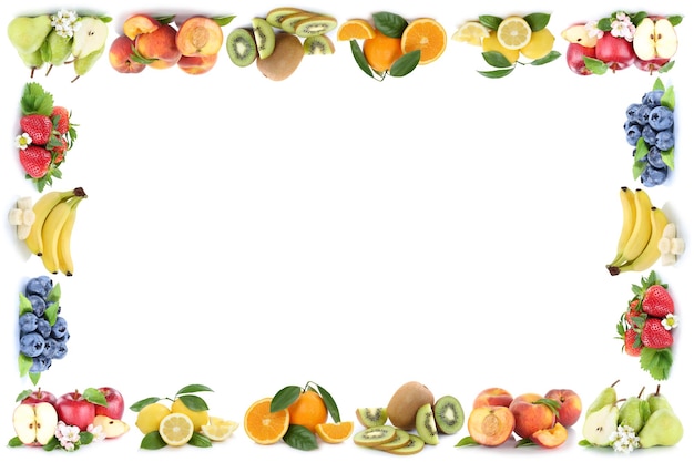 Photo fruits apple orange apples oranges fruit frame copyspace copy space