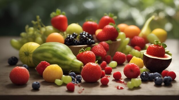 Fruits background