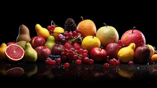 Fruits HD 8K behang achtergrond Fotografische afbeelding