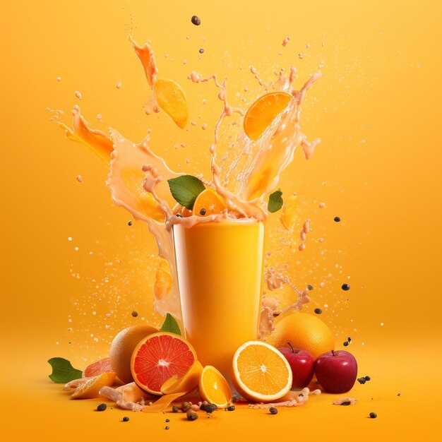 Fruits juice advertising