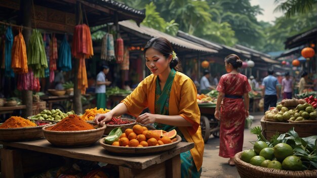 Photo fruits market