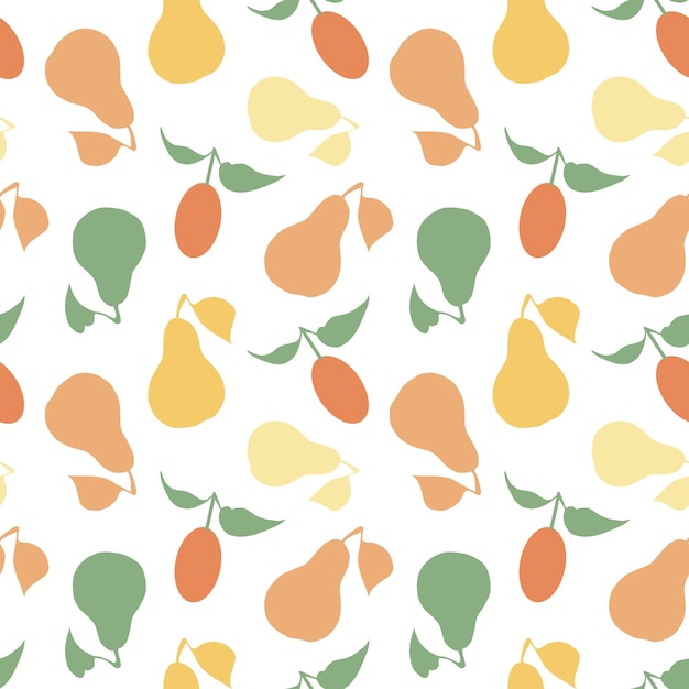 Fruits seamless pattern