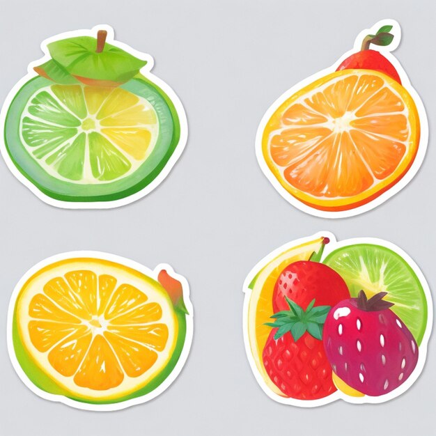 Fruits stickers