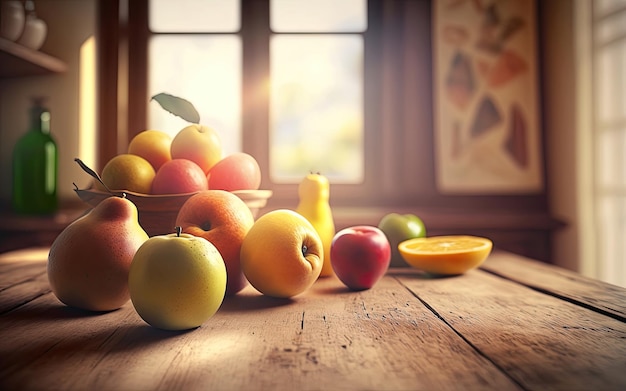 Fruits on the Table Generative AI