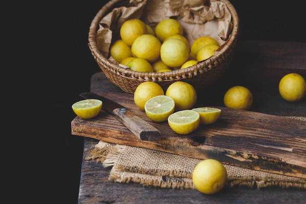 fruits on table