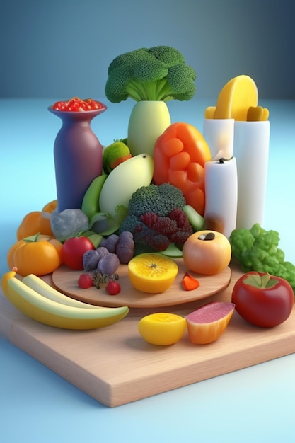 果物と野菜のデトックスドリンク