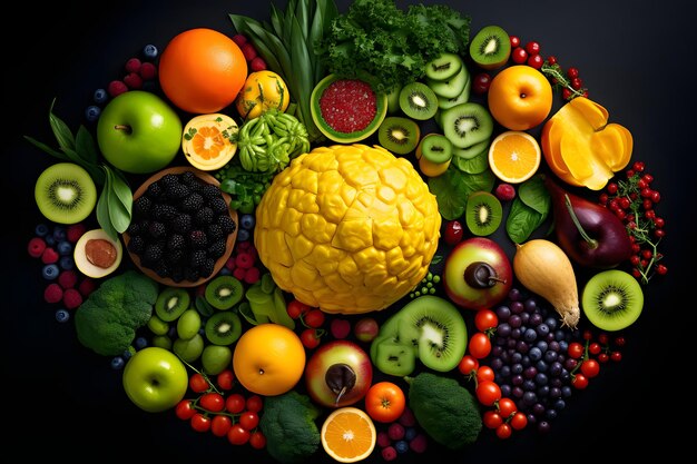 fruits and vegetables Generative AI