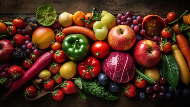 Fruits and vegetables