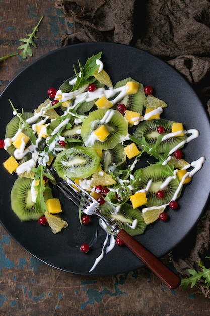 Fruitsalade met yoghurt