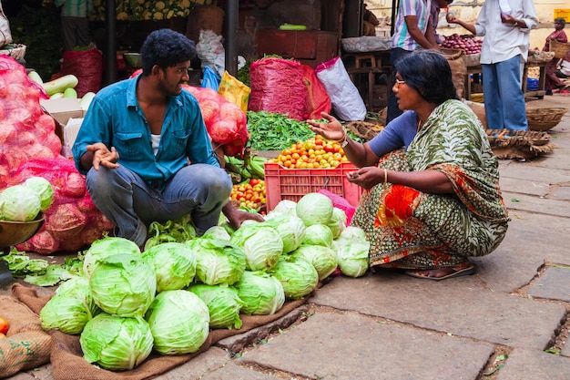 Fruts and vegetables at market