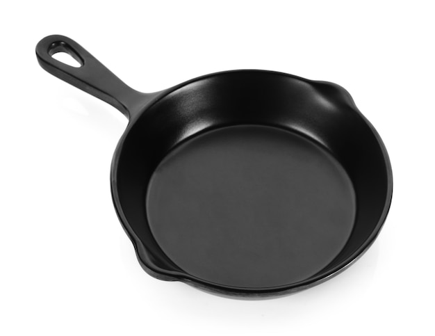 Frying pan isolated on white