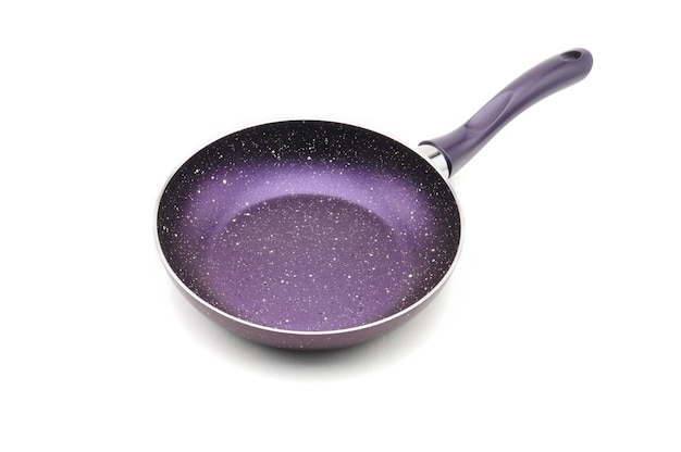 Frying pan on an isolated white