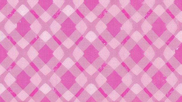 Fuchsia Grunge Texture Design with Old Geometric Accents