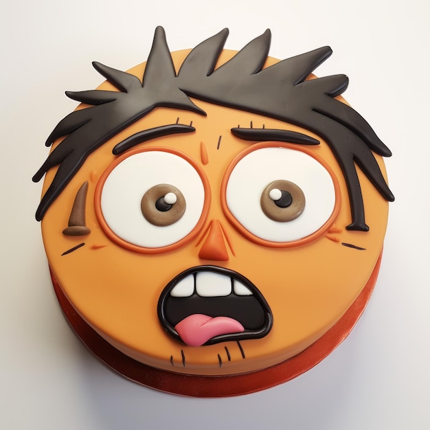 Foto fudge face cake een cricket-thema verjaardagstaart met een indiase popcultuur twist