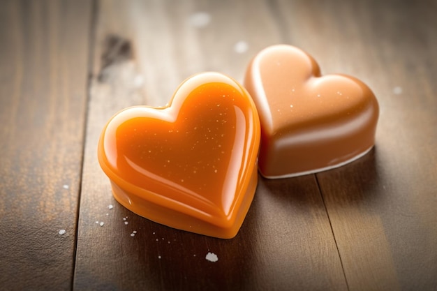 fudge heart shaped candies