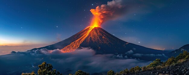 Photo fuego volcano