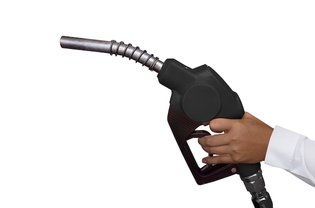 fuel nozzle in hand