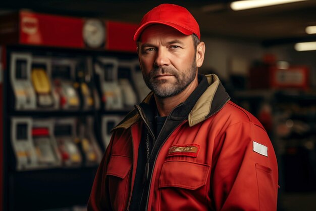 Fuel Operator at the Gas Station