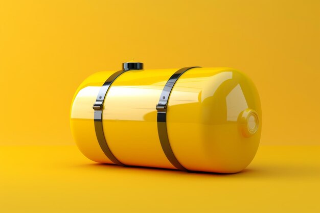 Photo fuel tank isolated on solid background