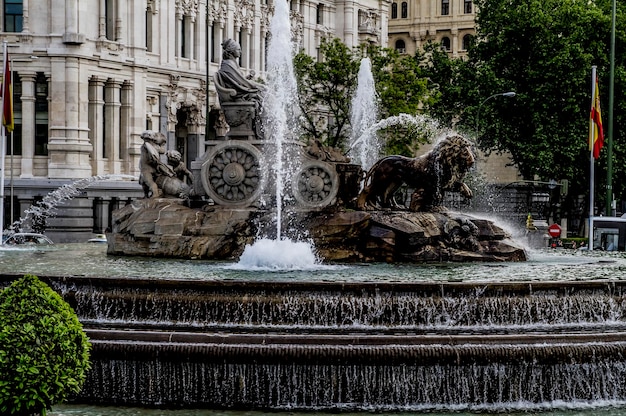 Fuente de Cibeles, Image of the city of Madrid, its characteristic architecture