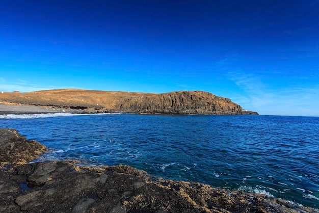 Fuerteventura beach in the Torre ravine