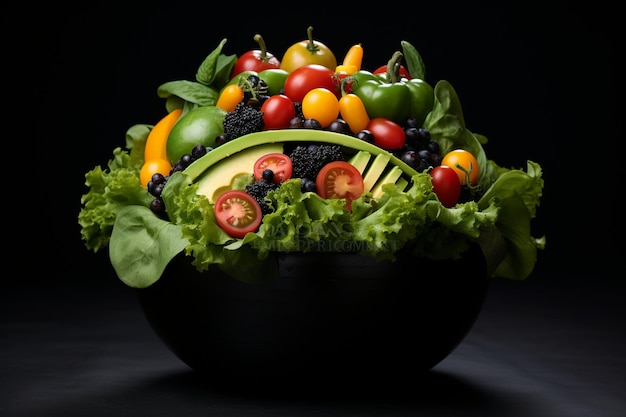 Fuits and salad bowls design