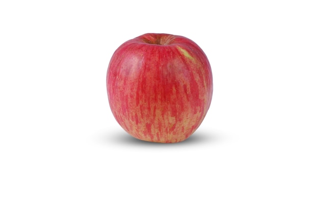 Fuji apple isolated on a white background