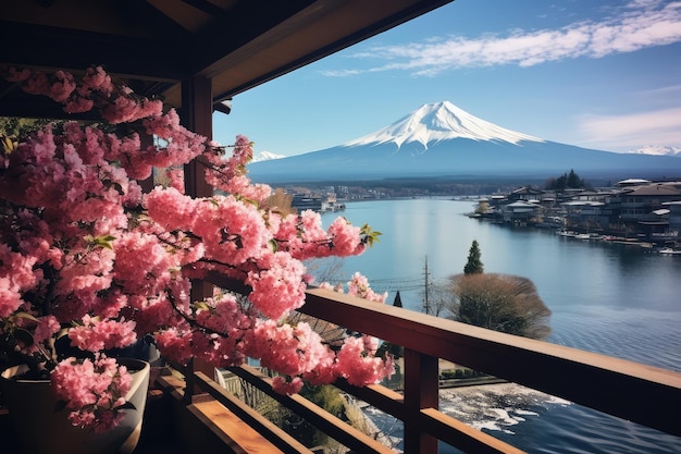 Fuji berg uitzicht Japanse vakantie reizen bestemming professionele fotografie