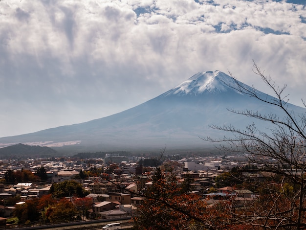Fuji-bergmening van Chureito-Pagode