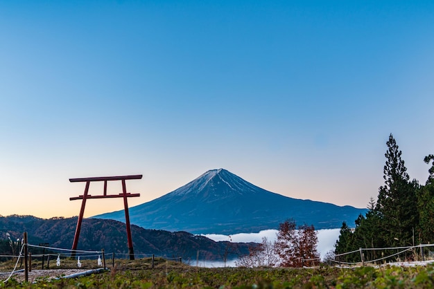 Photo fuji mountain view