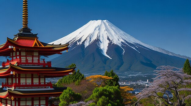 富士山忠霊塔寺日本