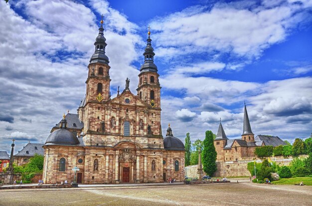 Fuldaer Dom Kathedraal in Fulda Hessen Duitsland HDR