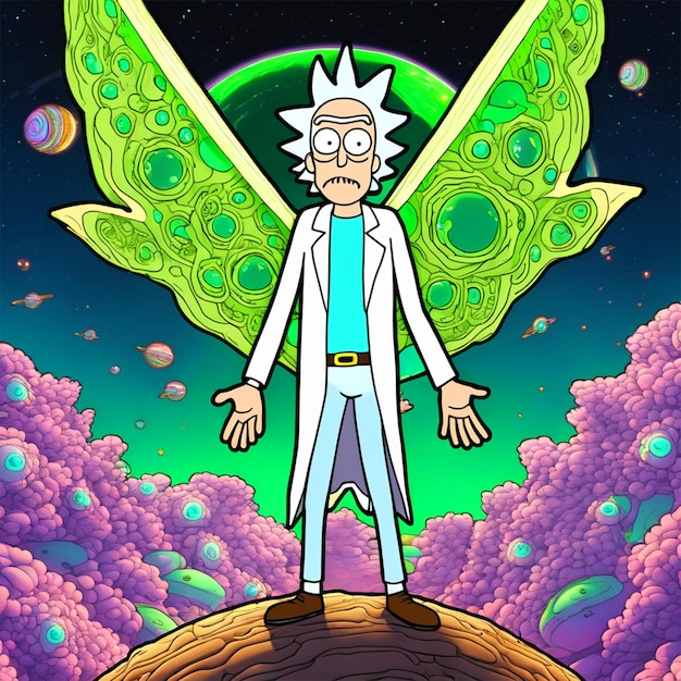 Rick Morty Wallpaper Rick And Morty Premium Poster