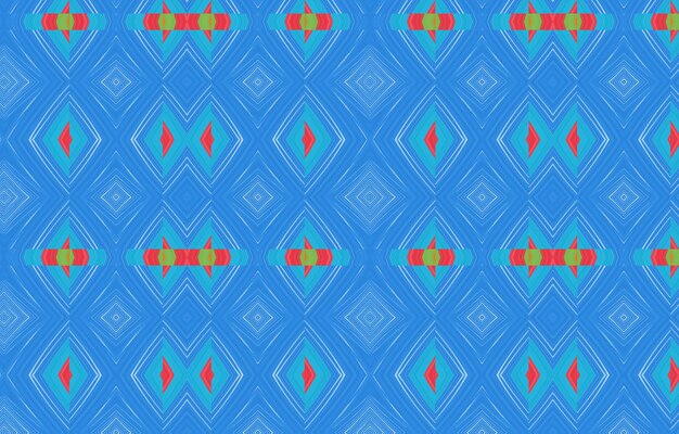 Full color seamless pattern with geometric patternabstract ethnic ikat pattern backgroung