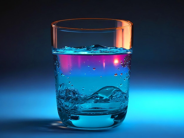 Full cup of Water 8k Realistic Vibrant color image downloade