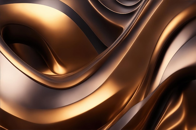 Full frame abstract bronze background AI Generated