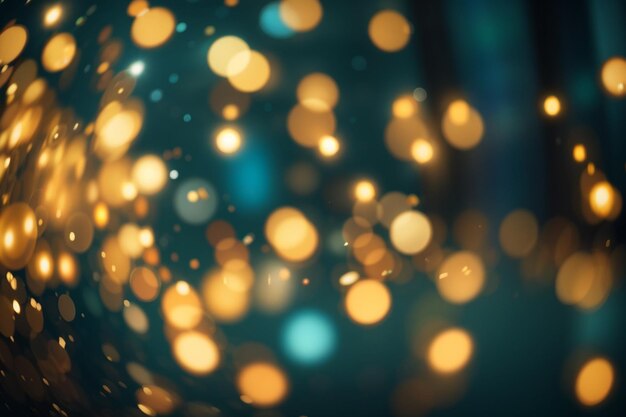 Full frame of art deco style bokeh