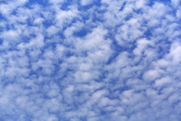 Фото Полный кадр фона синего облачного неба