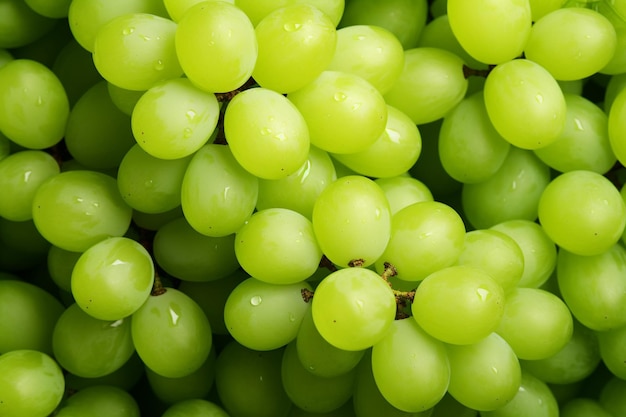 Full frame of black and green grapes fruit