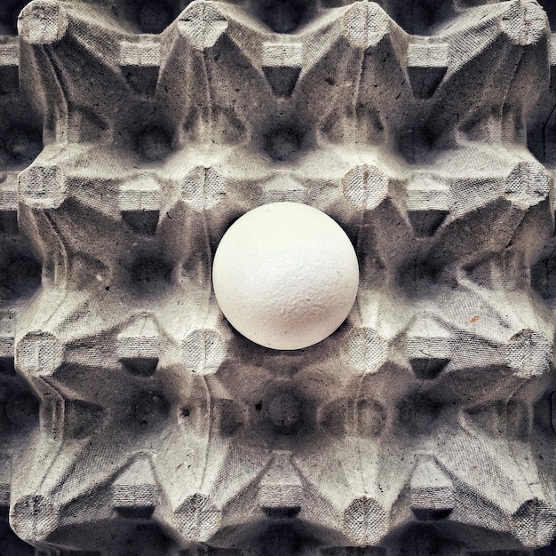 Photo full frame of egg in carton