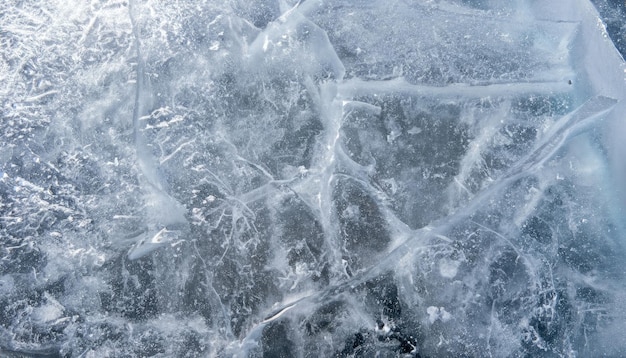 Full frame image of ice texture