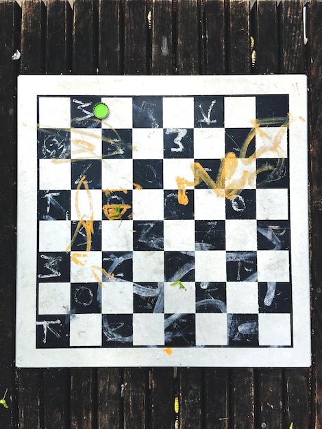Foto full-frame opname van schaakstukken