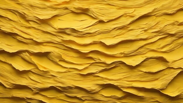 Full frame of painted yellow water color paper