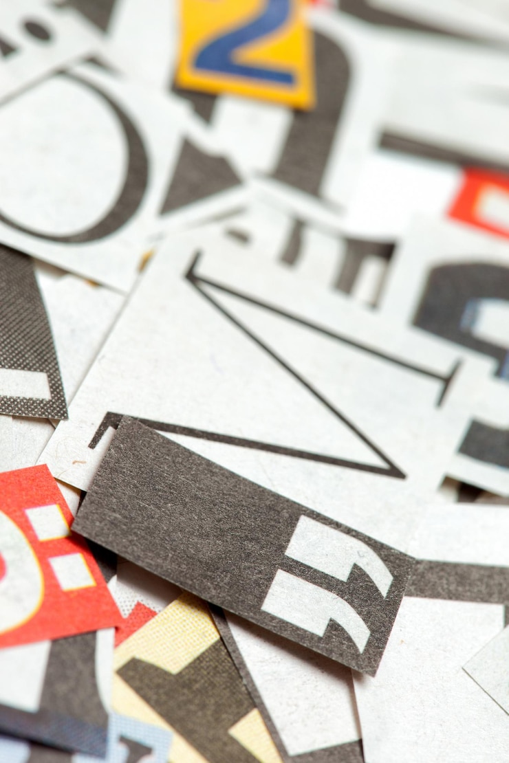 Photo full frame shot of alphabets