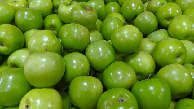 Photo full frame shot of apples