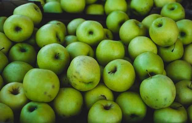 Photo full frame shot of apples