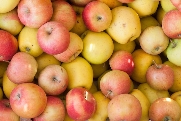 Photo full frame shot of apples